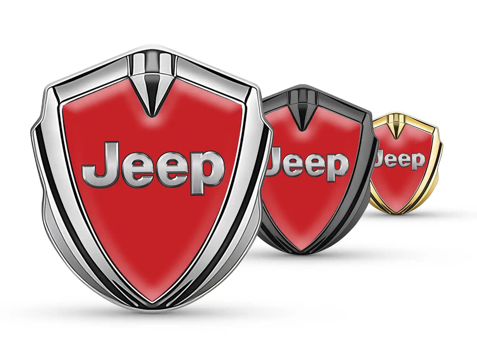 Jeep Emblema Silicona Insignia Selecta Esquema Deriva Vista